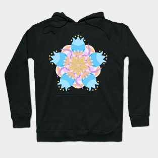 Bluebell Mandala Purple Hoodie